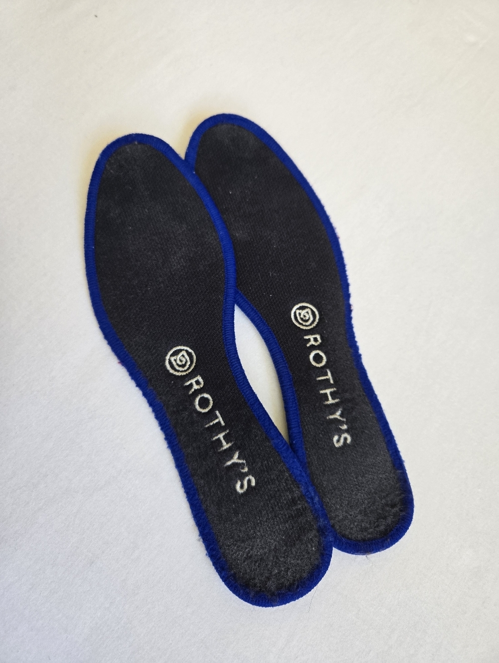 Rothy's The Flat Shoes Shale Cherry Ribbon Ballet Flats Gray Size 8 - Picture 10 of 12